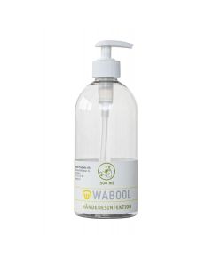 Rundflasche 500ml mit Dispenser "Handdesinfektion"