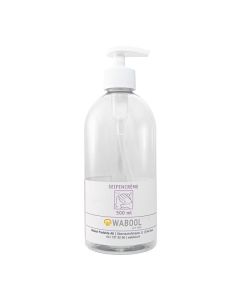 Rundflasche 500ml mit Dispenser "Seifencréme" /N