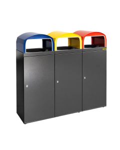 TrennMax Trio Outdoor 3x80l, anthrazit