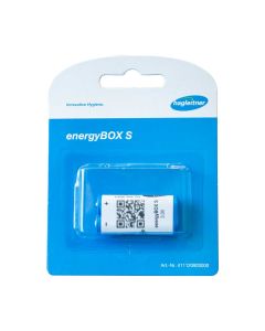 Produktbild der Hagleitner Batterie-Einheit S in blauer Farbe zum Hagleitner Toilettenpapierspender Hybrid.