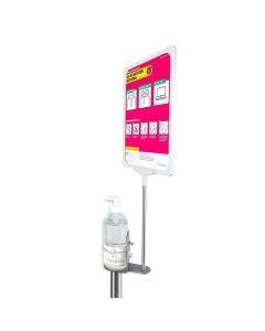 Plakatrahmenhalter mit Platte