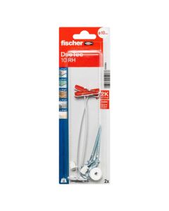 Fischer DuoTec 10 RH mit Rundhaken /Abverkauf