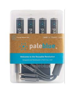 Pale Blue Akku-Batterie AAA, USB-C 4er-Set