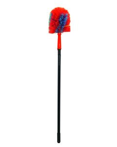 Staubkopf Blau/Rot mit Teleskopstiel