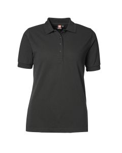 Damen Arbeits-Poloshirt Basic schwarz