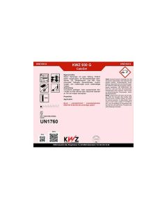 Etikette KWZ 930 G CalcGel für 750ml Flasche, 150 x 175mm