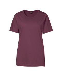 Damen Arbeits-T-Shirt Basic bordeaux