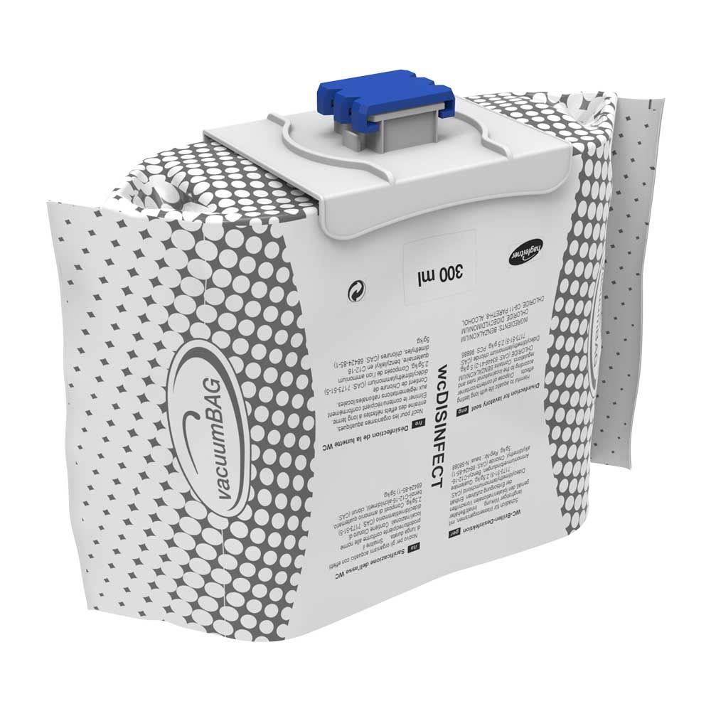 Produktbild des Hagleitner Schnelldesinfektion in einer praktischen Verpackung.