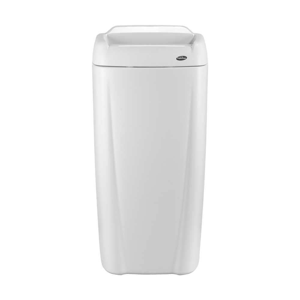 Produktbild des Hagleitner Hybrid-Abfalleimer 45l in weisser Farbe.