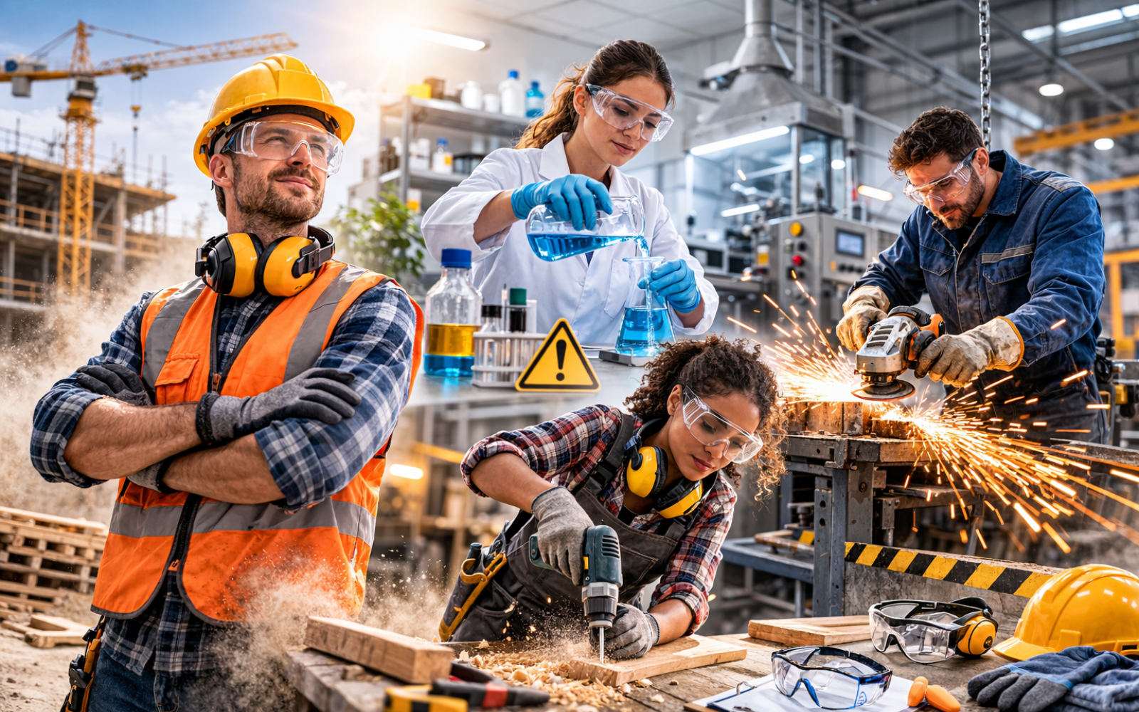 Korrekter Augenschutz am Arbeitsplatz